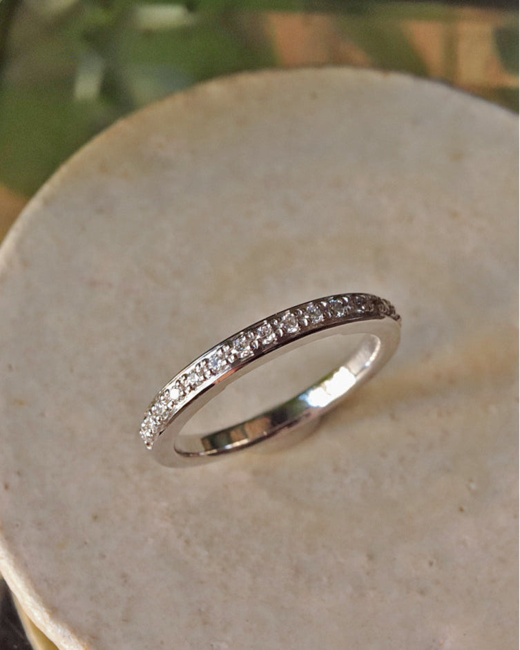 dia half eternity ring【サンプル】